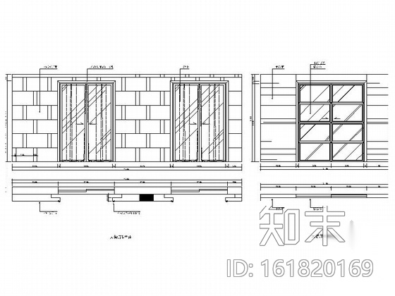 [无锡]时尚现代简欧家居式会所室内装修施工图（含效果...施工图下载【ID:161820169】