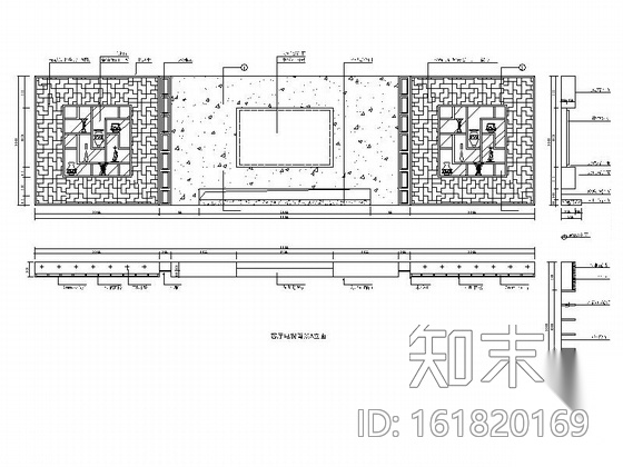 [无锡]时尚现代简欧家居式会所室内装修施工图（含效果...施工图下载【ID:161820169】