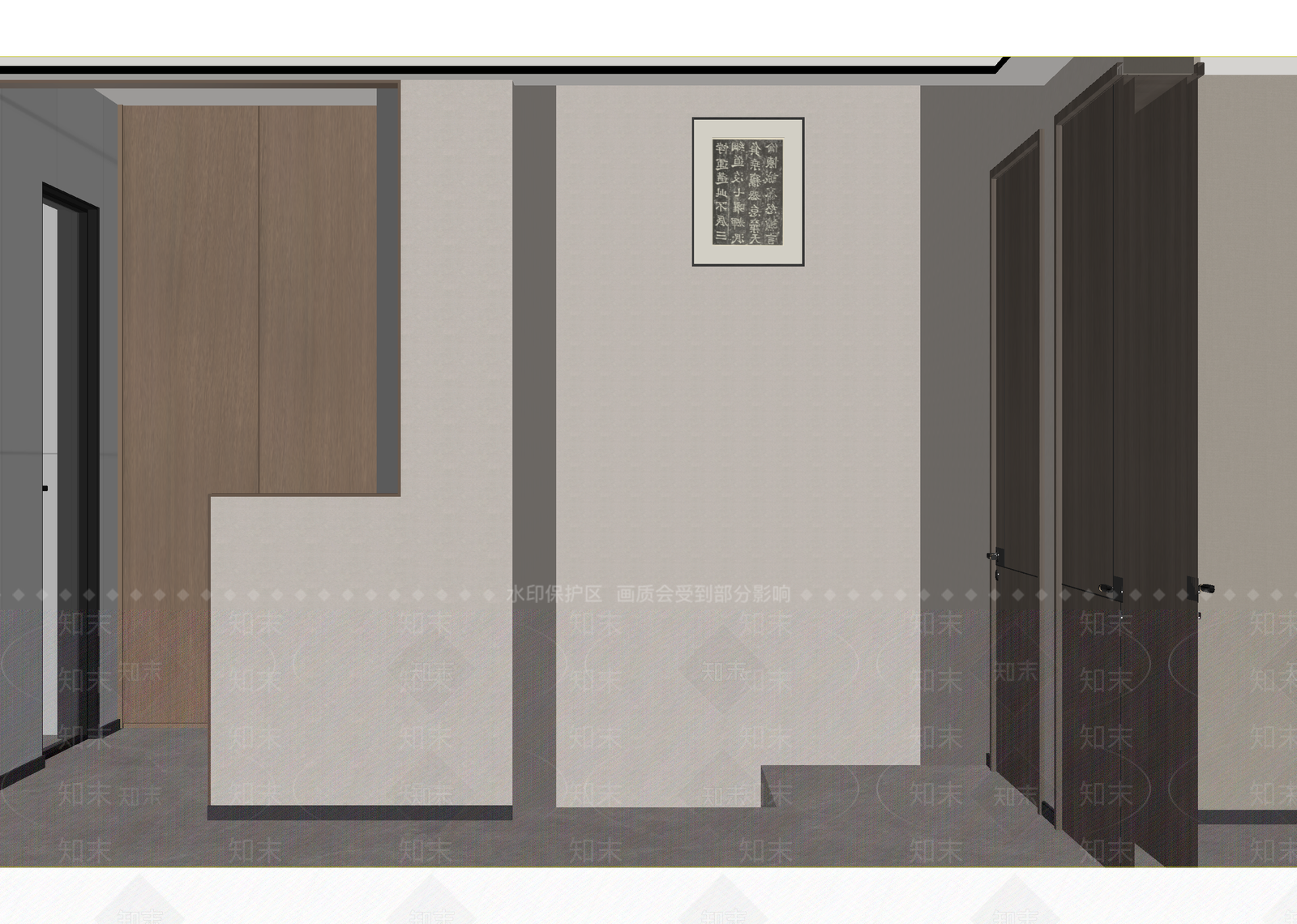 现代玄关3D模型下载【ID:1215187168】