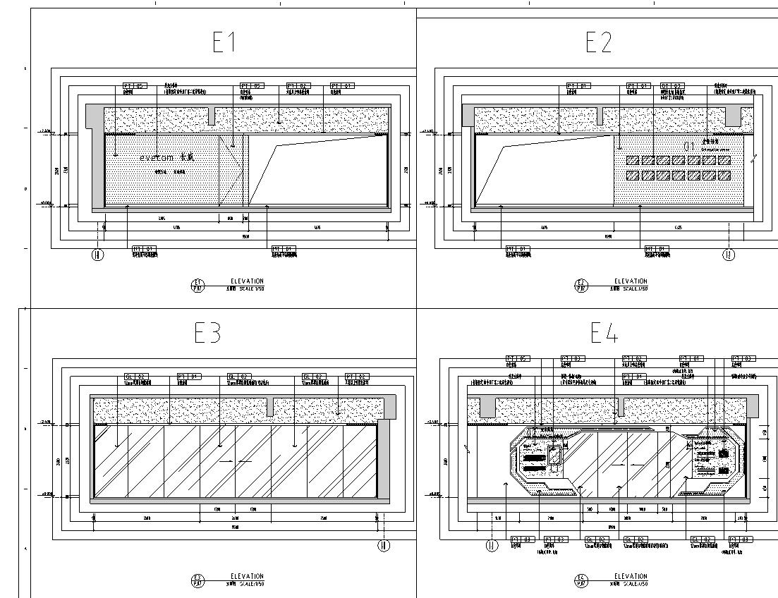 [福建]泉州某信息科技展厅施工图_附效果图施工图下载【ID:166522161】