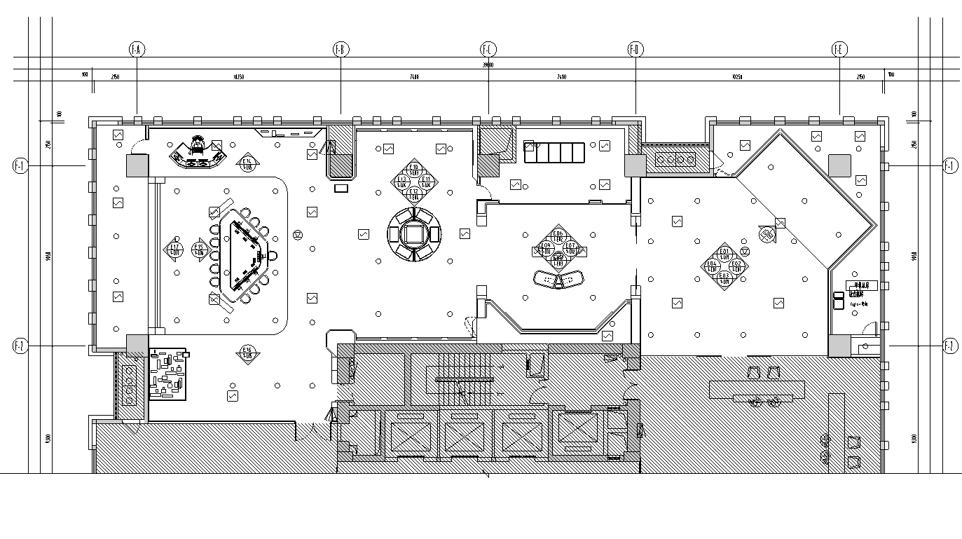 [福建]泉州某信息科技展厅施工图_附效果图施工图下载【ID:166522161】