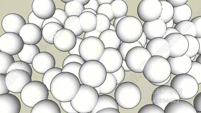 现代儿童玩具海洋球SU模型下载【ID:145834443】