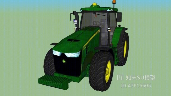 拖拉机SU模型下载【ID:219325598】