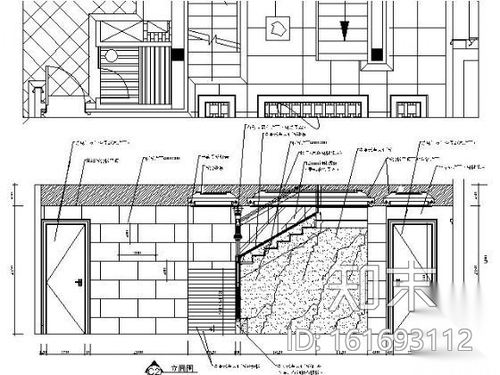 [上海]新中式风格独栋别墅施工图（含实景）cad施工图下载【ID:161693112】