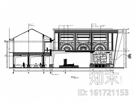 [福州]高档奢华欧式国际售楼部装修图（含实景）cad施工图下载【ID:161721153】