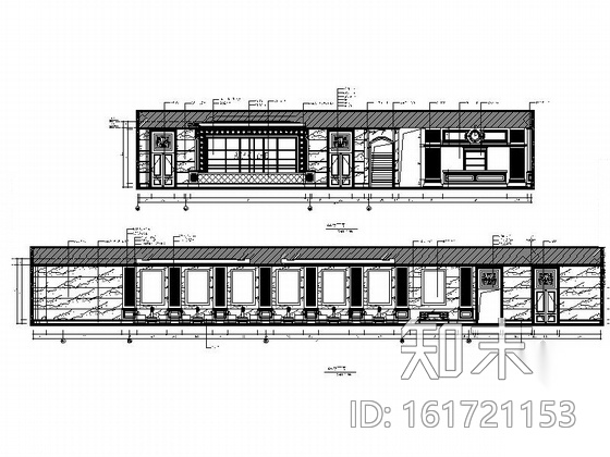 [福州]高档奢华欧式国际售楼部装修图（含实景）cad施工图下载【ID:161721153】