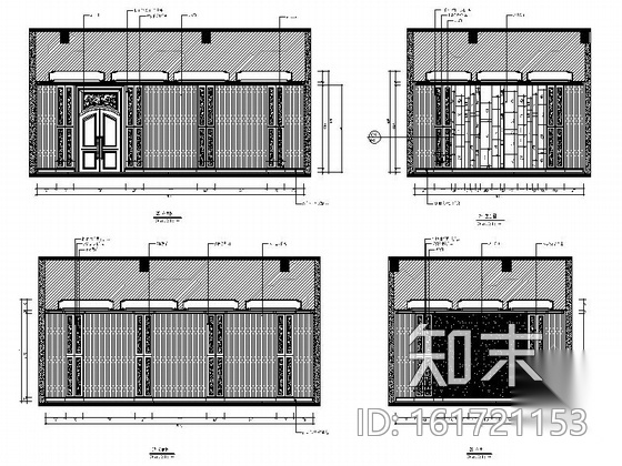 [福州]高档奢华欧式国际售楼部装修图（含实景）cad施工图下载【ID:161721153】