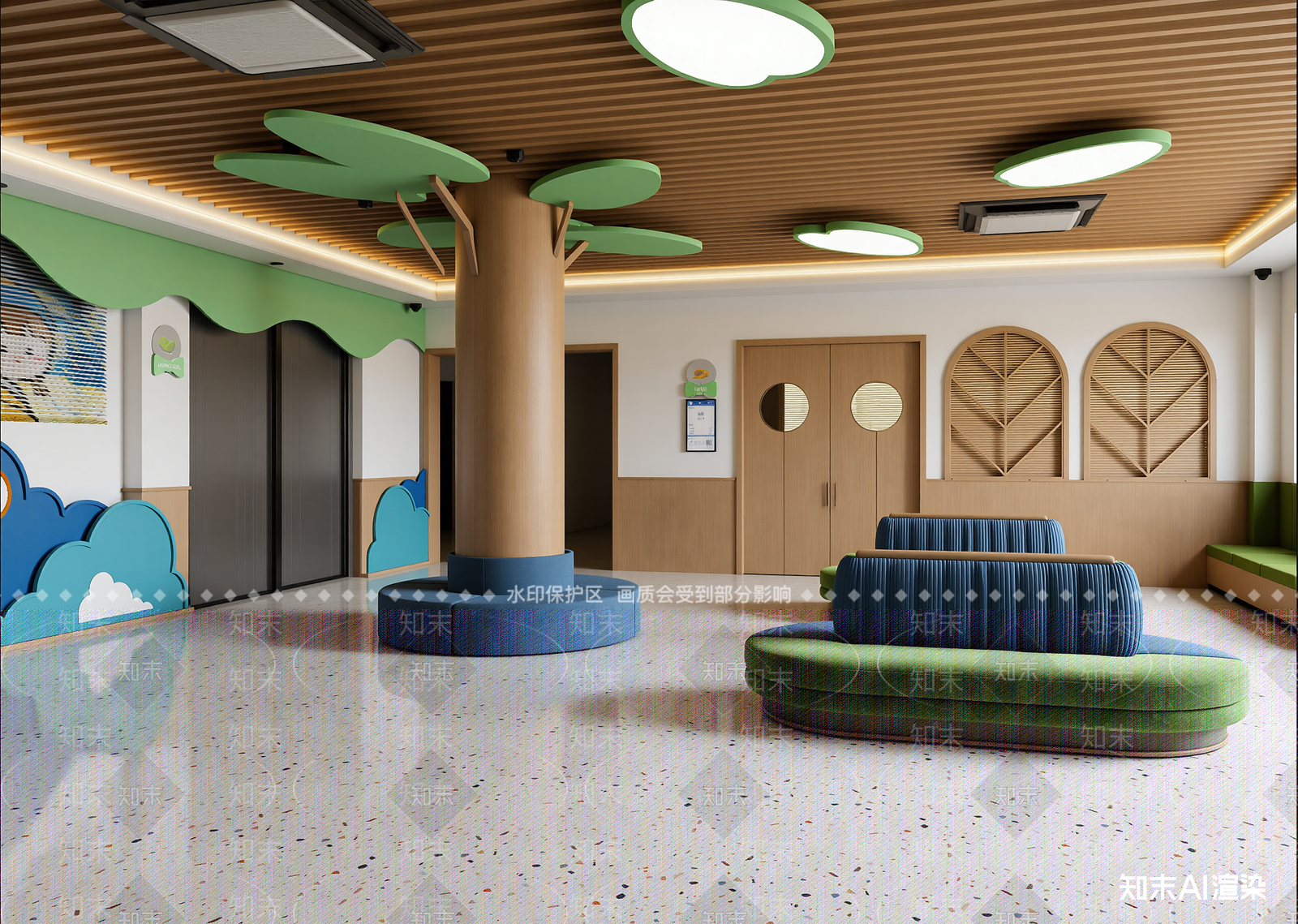 现代儿童乐园3D模型下载【ID:1214797823】