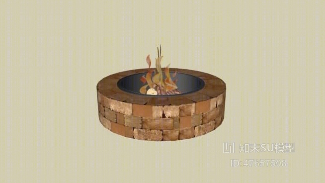 木柴堆SU模型下载【ID:47657508】