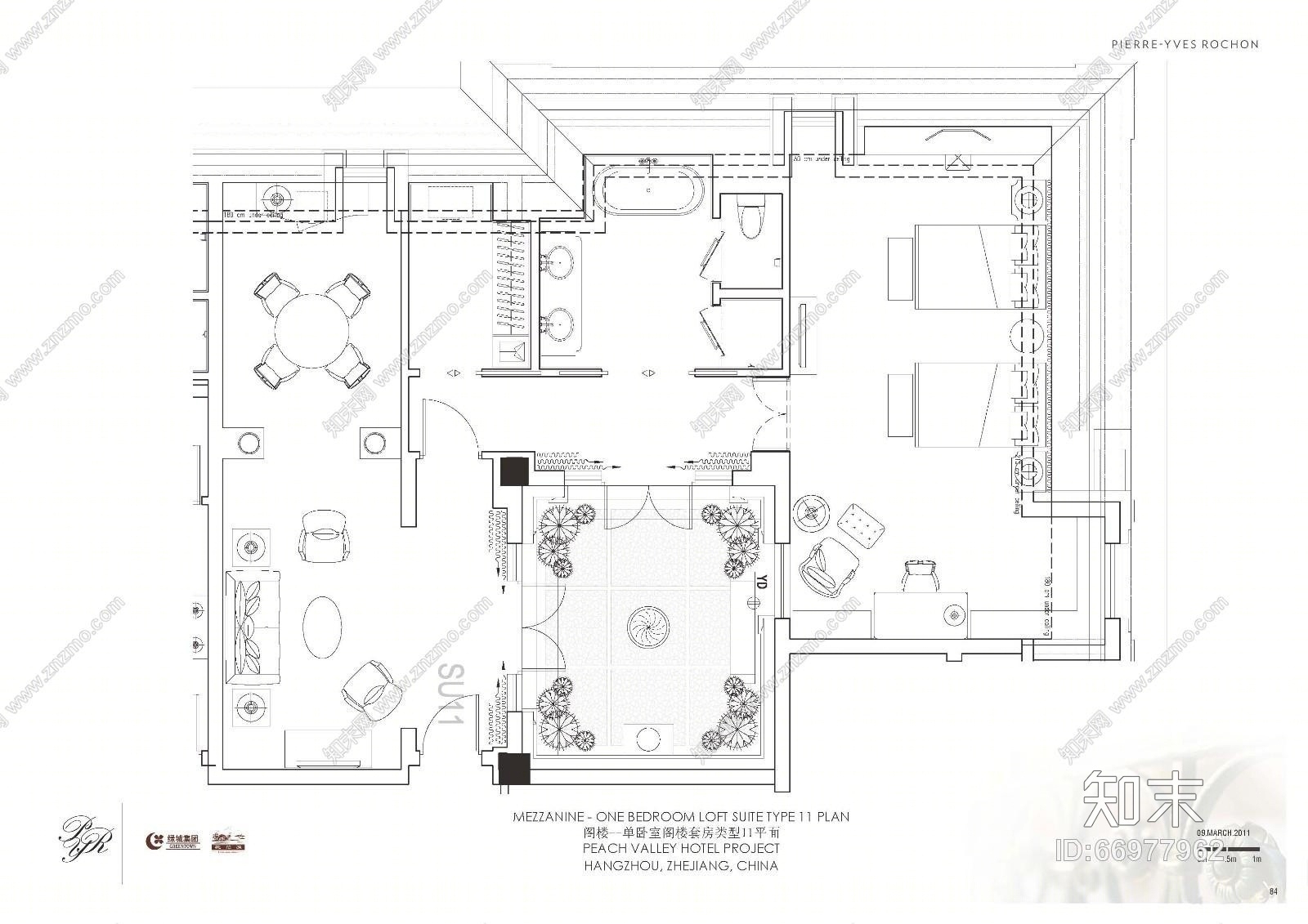 【免费】PYR--欧式杭州桃花源酒店cad施工图下载【ID:66977962】