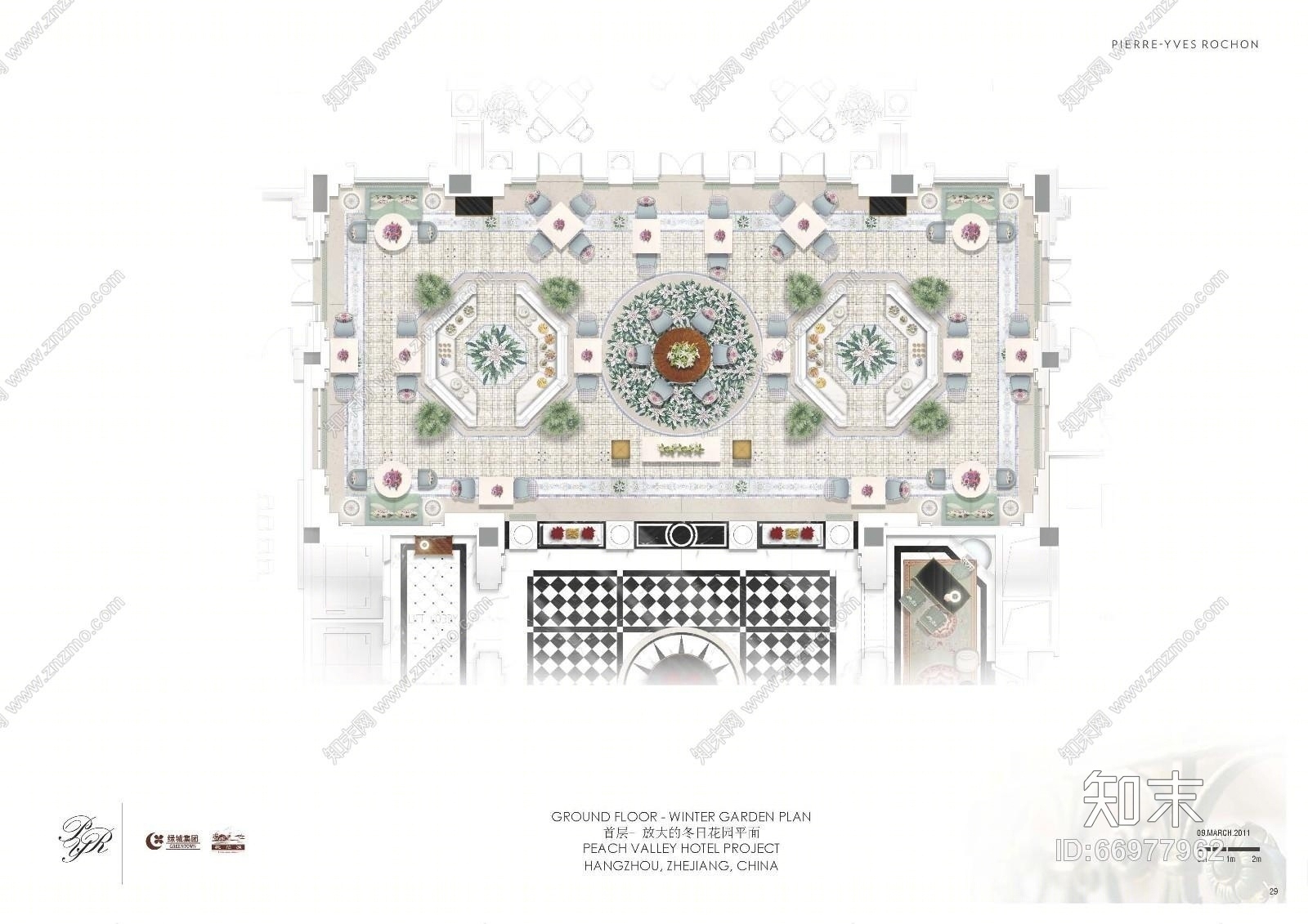 【免费】PYR--欧式杭州桃花源酒店cad施工图下载【ID:66977962】