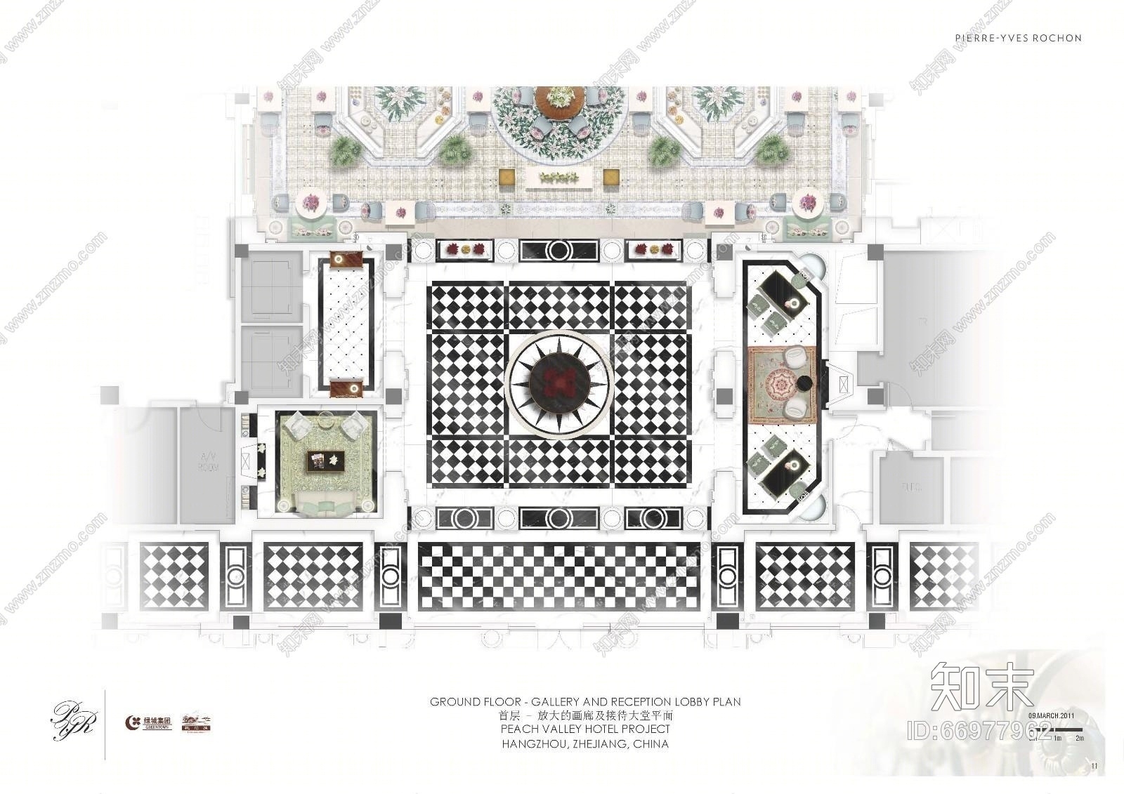 【免费】PYR--欧式杭州桃花源酒店cad施工图下载【ID:66977962】