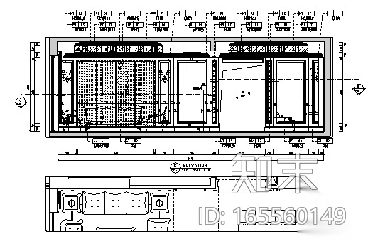 [湖北]欧式风格别墅样板房室内设计施工图（含效果图）cad施工图下载【ID:165560149】