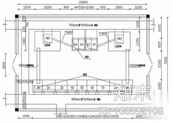 0.4KV低压配电柜电气设计图纸cad施工图下载【ID:168352108】