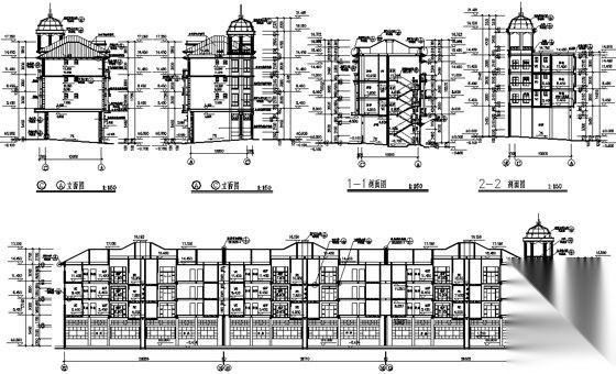 [东莞市石碣镇]某花园西区G2四层住宅建筑施工图cad施工图下载【ID:167492158】