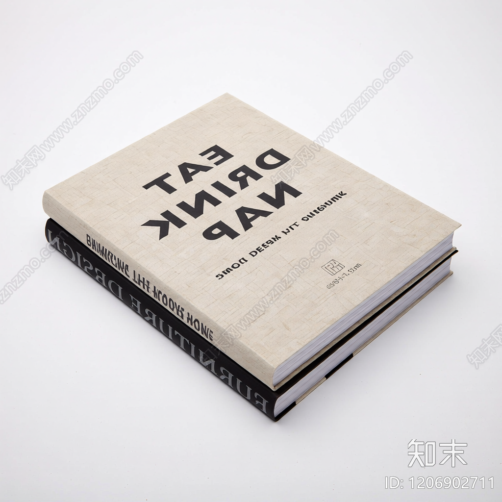 装饰书籍堆叠模型3D模型下载【ID:1206902711】