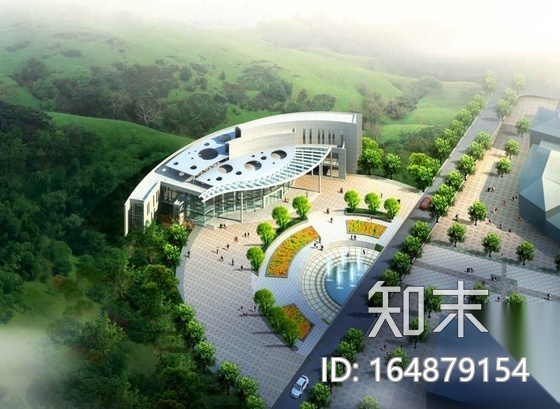 鄱阳湖某游客服务中心建筑方案设计(有效果图)cad施工图下载【ID:164879154】