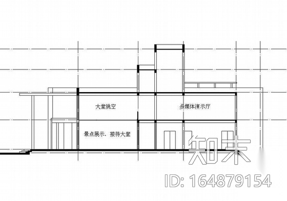 鄱阳湖某游客服务中心建筑方案设计(有效果图)cad施工图下载【ID:164879154】