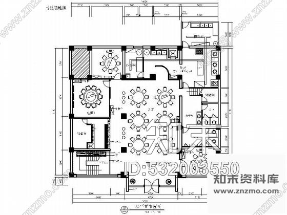 施工图浙江现代风格两层酒楼室内装修施工图cad施工图下载【ID:532003550】