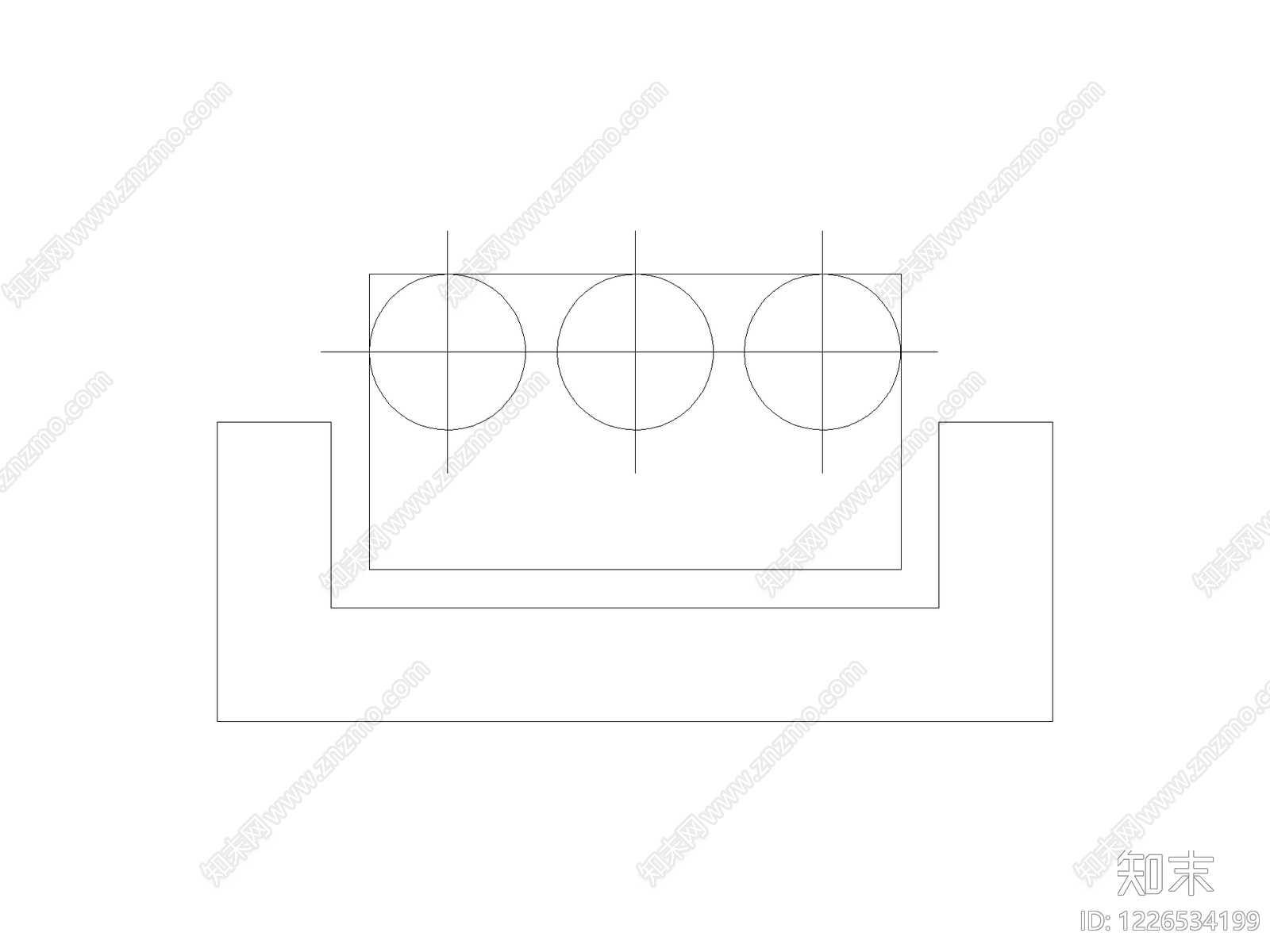 现代柜子CAD图纸
