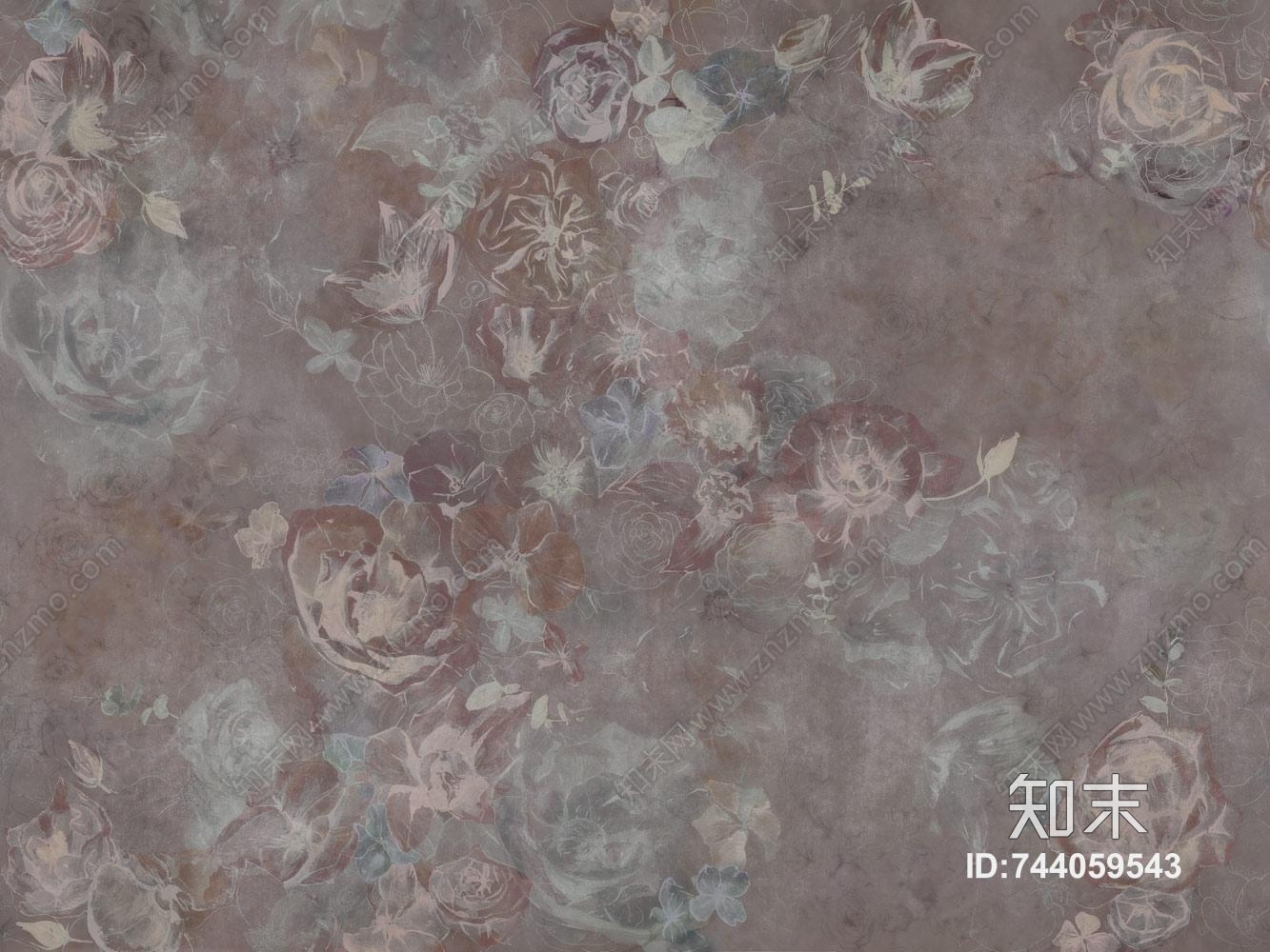 艺术墙纸贴图下载【ID:744059543】