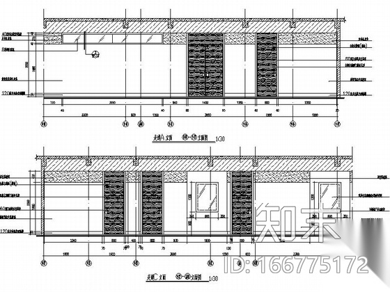 [上海]某现代房产物业管理办公室设计装修图cad施工图下载【ID:166775172】