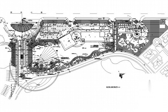 [东莞]高级住宅区园林景观工程施工图（一）施工图下载【ID:161089177】