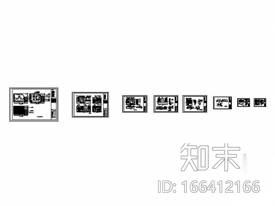 夜总会A型包房室内装修图cad施工图下载【ID:166412166】