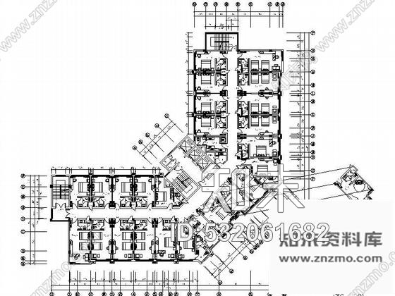 施工图武汉某旅馆客房装修图施工图下载【ID:532061682】