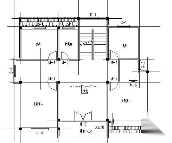某二层小别墅建筑方案图cad施工图下载【ID:149918177】