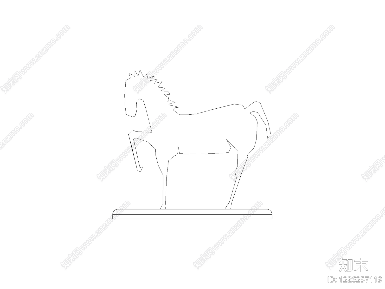 摆件CAD图纸