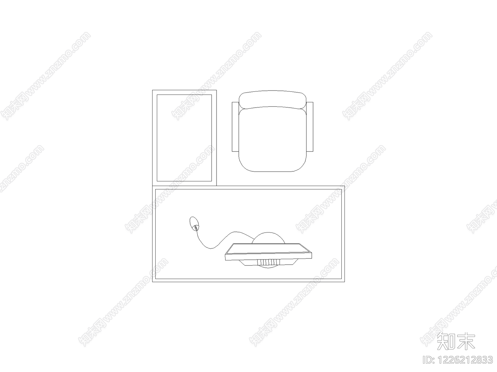 桌子CAD图纸