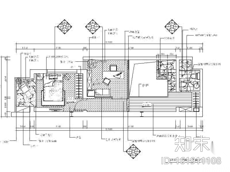 现代风格别墅样板间装修图(含实景)cad施工图下载【ID:161911108】