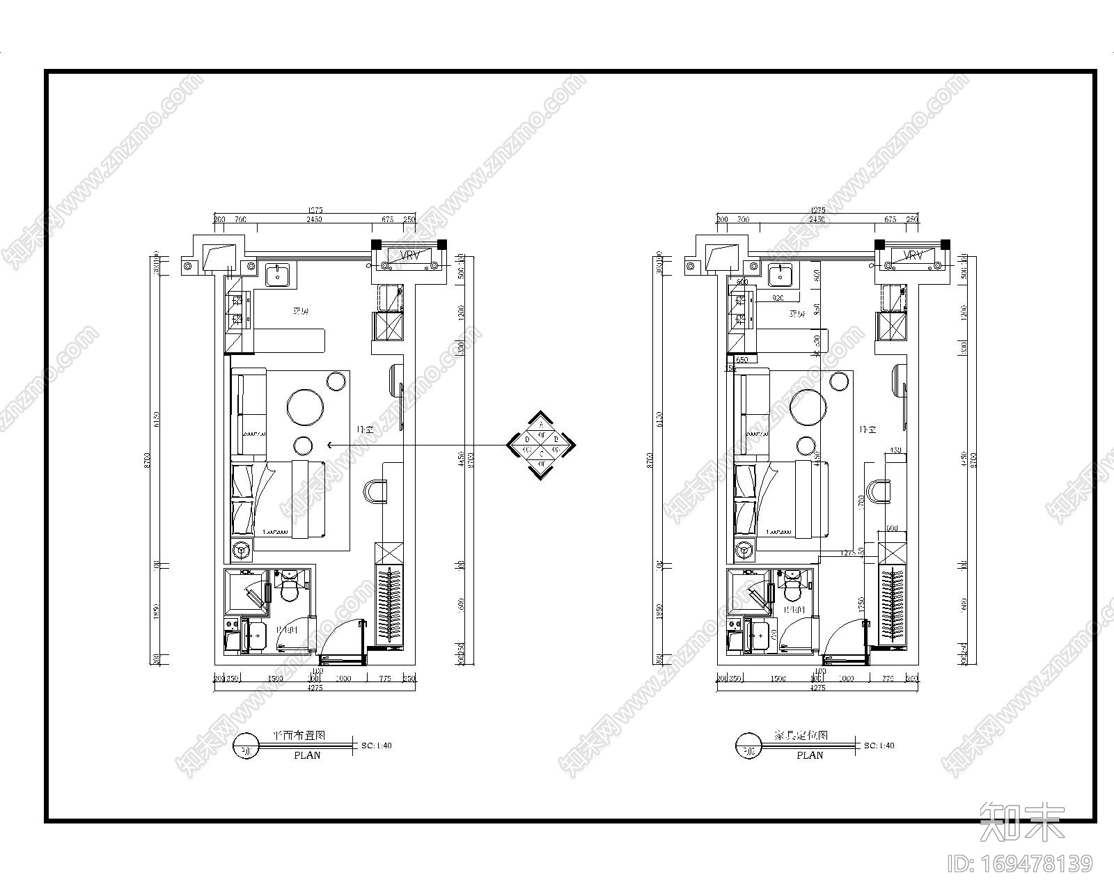 单身公寓施工图纸施工图下载【ID:169478139】