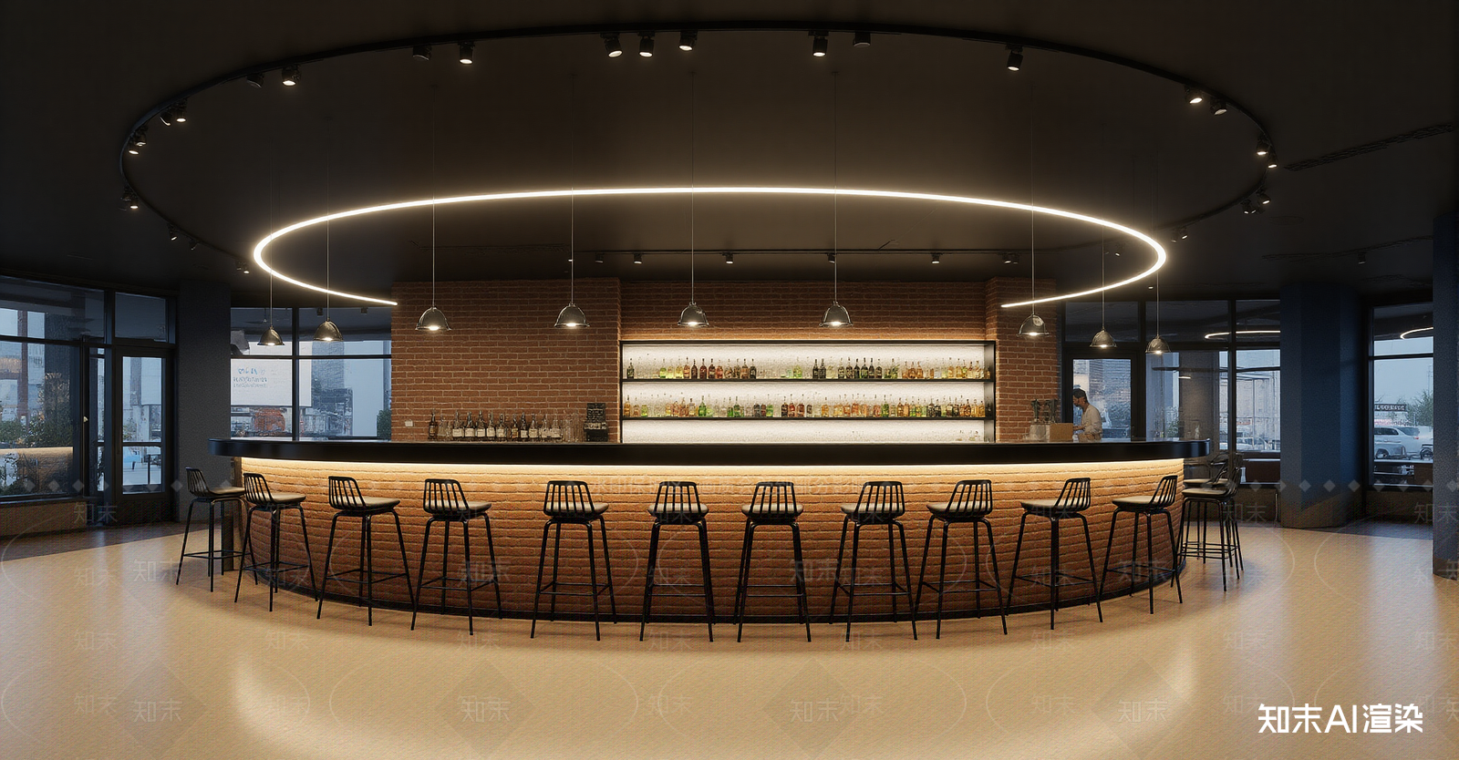 工业快餐店SU模型下载【ID:1216020979】