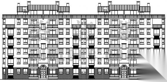 某住宅楼设计方案cad施工图下载【ID:149855160】