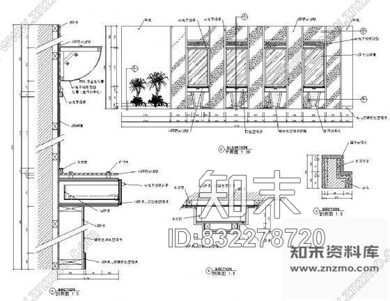 图块/节点美容院装修详图2cad施工图下载【ID:832278720】