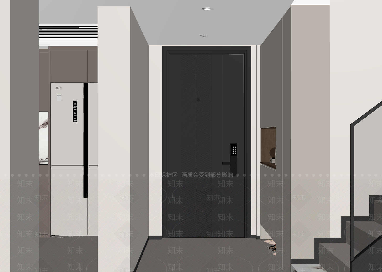 现代玄关3D模型下载【ID:1215134141】