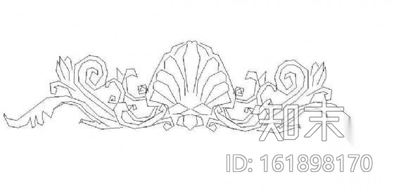 欧式雕花图块40cad施工图下载【ID:161898170】