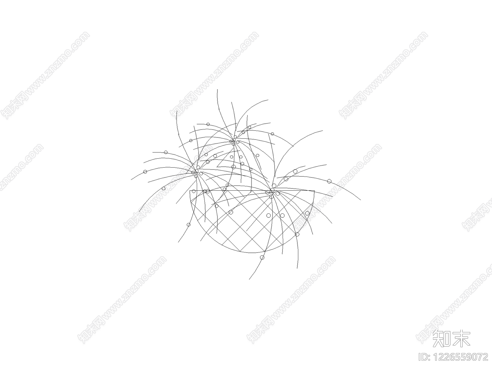 现代综合植物图库CAD图纸