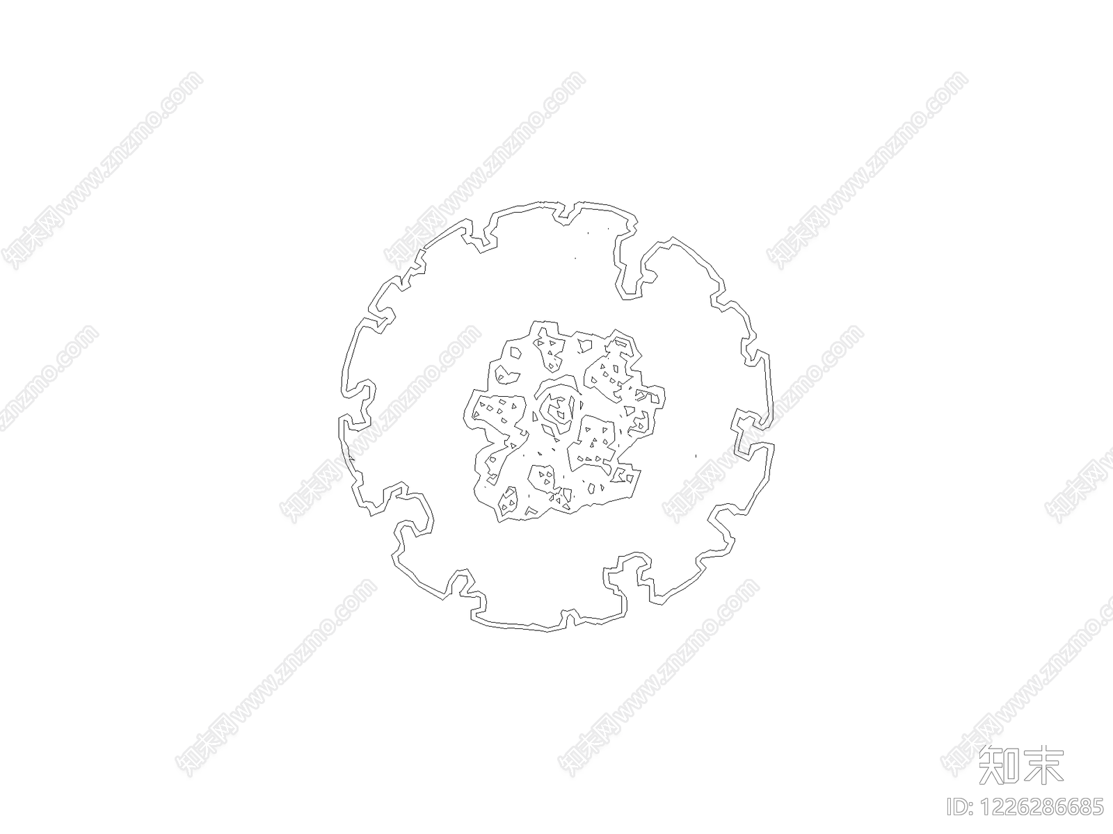 装饰线条CAD图纸