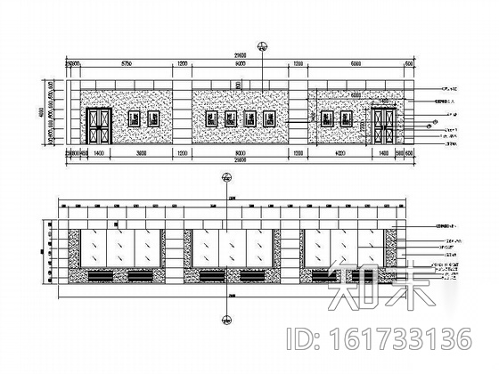 CBD大厦中会议室装修图（含效果）cad施工图下载【ID:161733136】