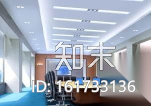 CBD大厦中会议室装修图（含效果）cad施工图下载【ID:161733136】