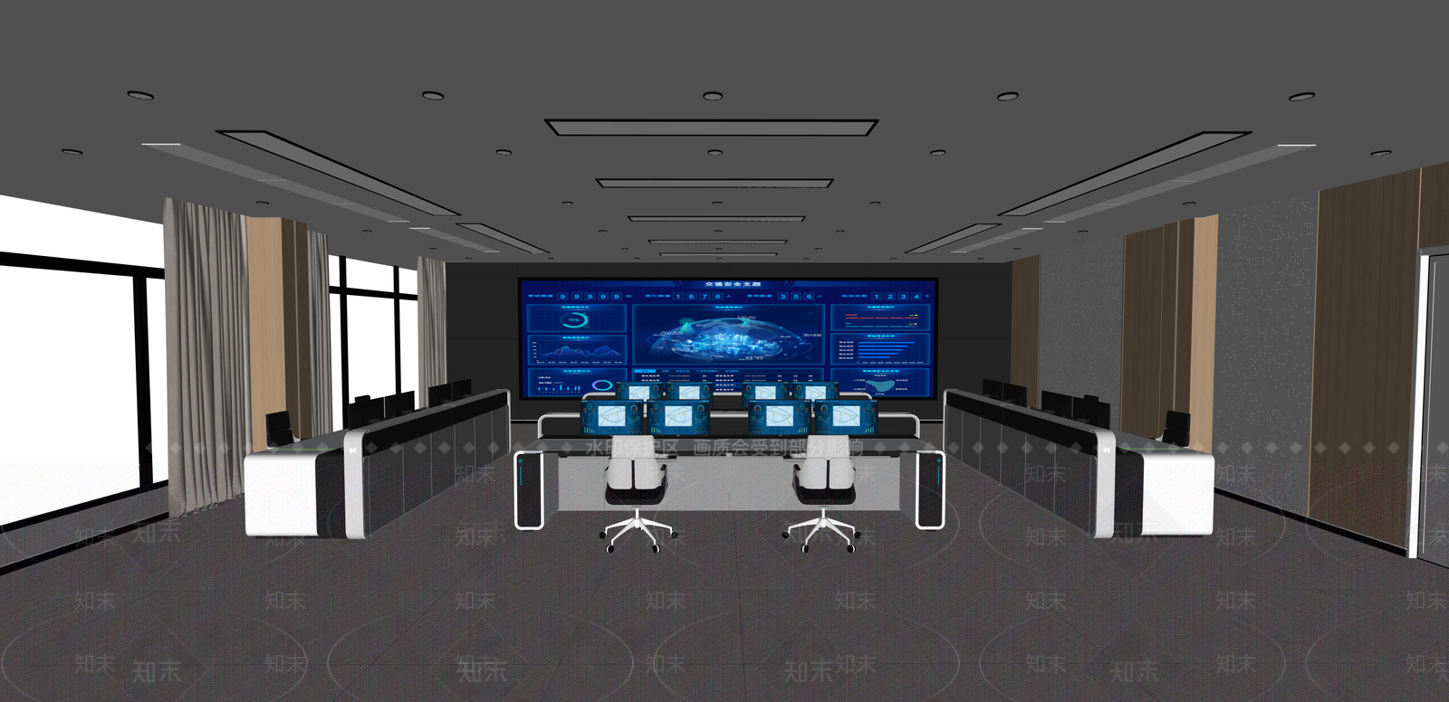现代会议室SU模型下载【ID:1215204648】