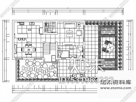 施工图北京朝阳区高档居住区现代四层别墅装修施工图cad施工图下载【ID:531983332】