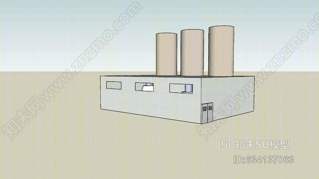 工厂SU模型下载【ID:834137063】