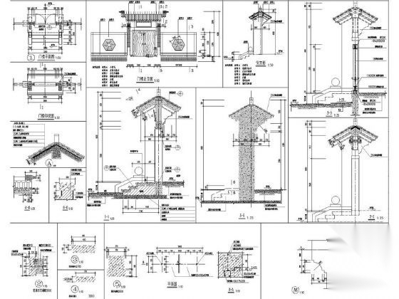 [常州]某二十一层一梯四、中式住宅楼建筑施工图cad施工图下载【ID:168082113】