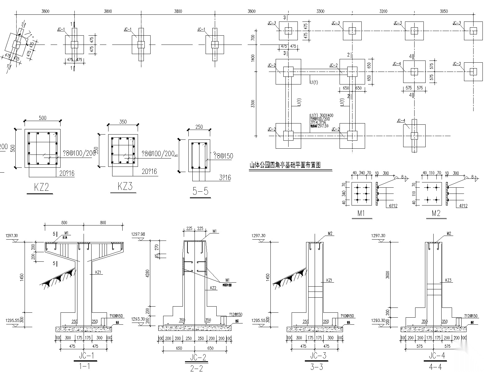 [云南]温泉度假区景观CAD施工图-含水电结构施工图下载【ID:160688181】