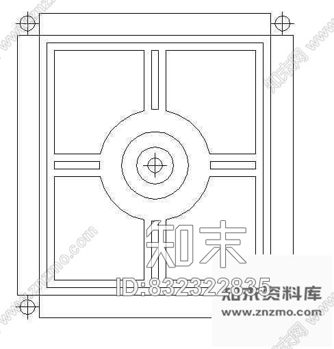 现代造型天花cad施工图下载【ID:832322835】