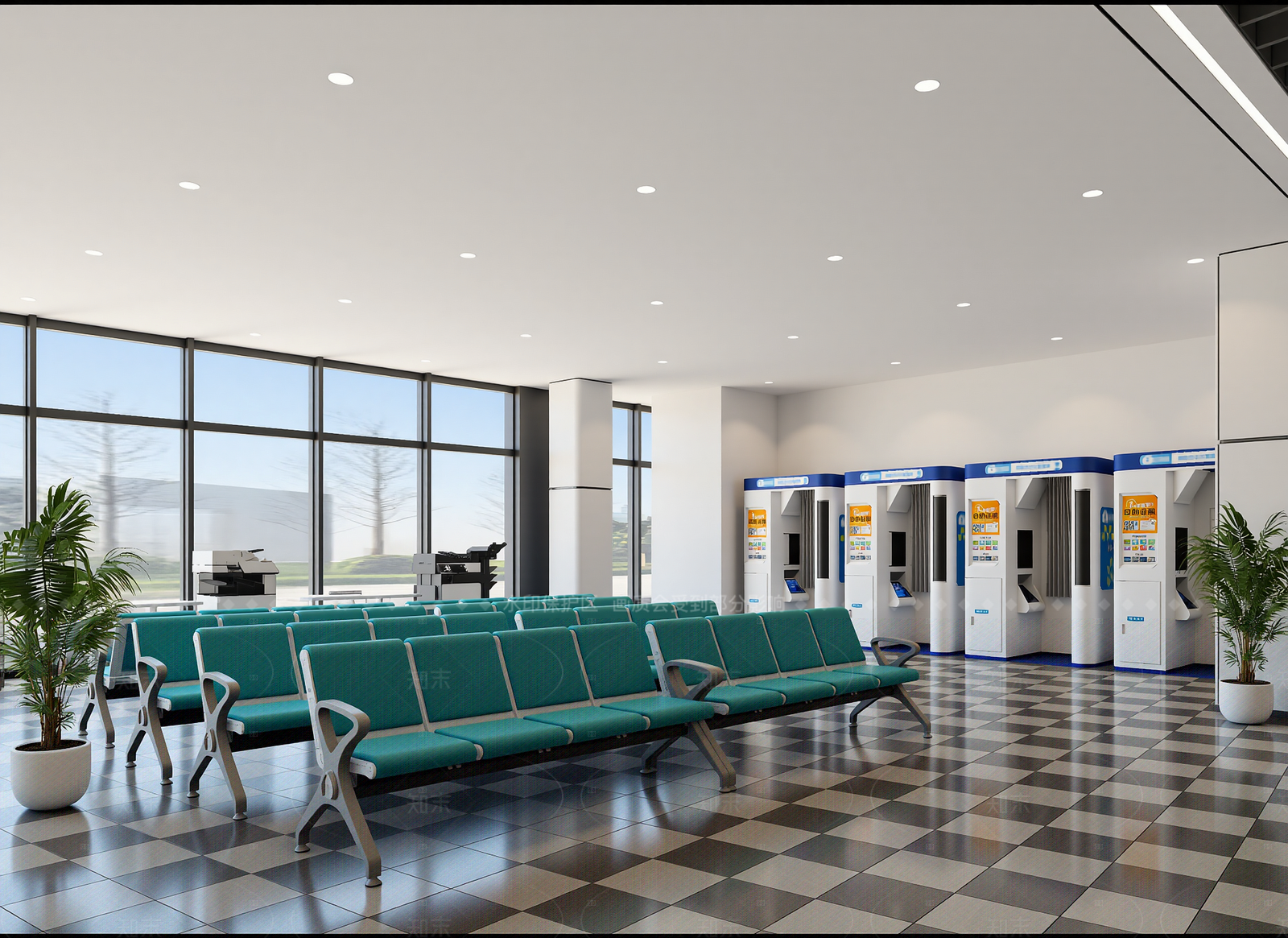 现代银行3D模型下载【ID:1214561001】